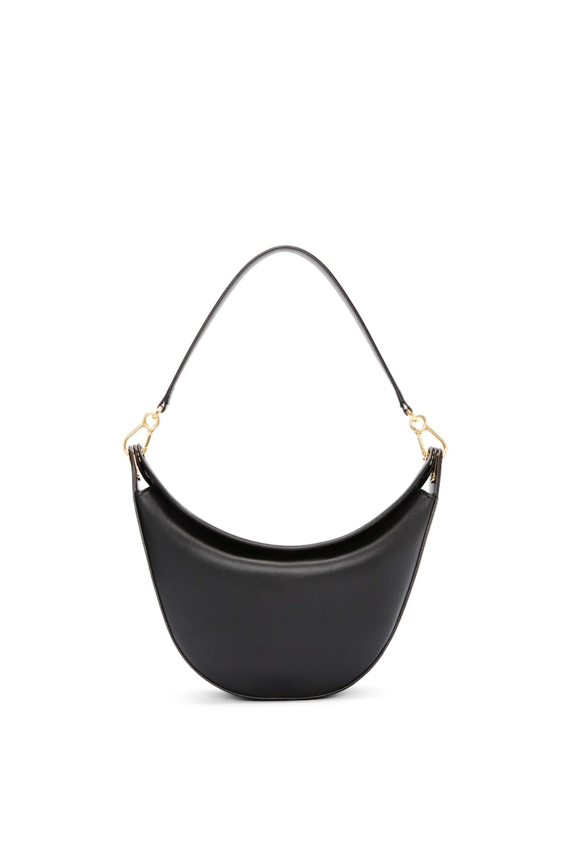 Order Bolso Luna Pequeño LOEWE x Howl's Calcifer en Cuero Satén Negro.