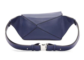 Order LOEWE x Howls Calcifer Small Puzzle Bumbag In Classic Calfskin Marine