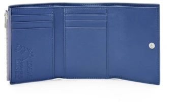 Order LOEWE x Howls Calcifer Dompet Kecil Kulit Sapi Biru Blueberry