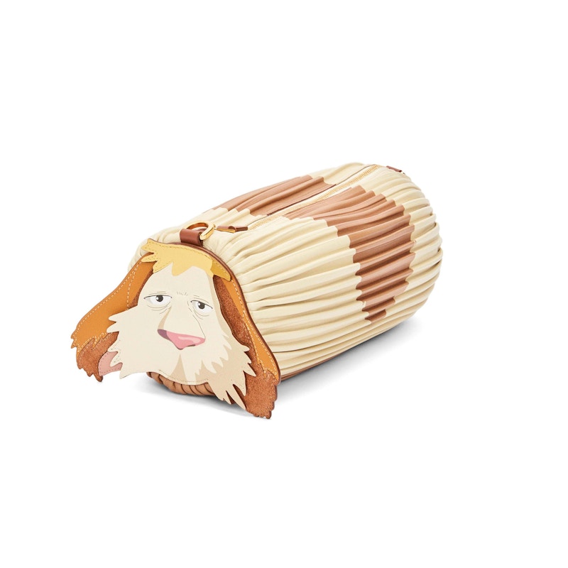 Order LOEWE x Howls Bolso Pulsera Heen en Napa Plisada Rust