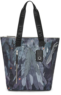 LOEWE x 霍爾的移動城堡黑色尼龍直立購物袋 Buy LOEWE x 霍爾的移動城堡黑色尼龍直立購物袋