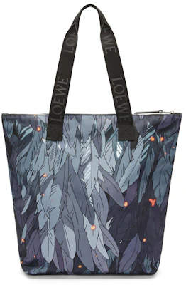 LOEWE x 霍爾的移動城堡黑色尼龍直立購物袋 Order LOEWE x 霍爾的移動城堡黑色尼龍直立購物袋