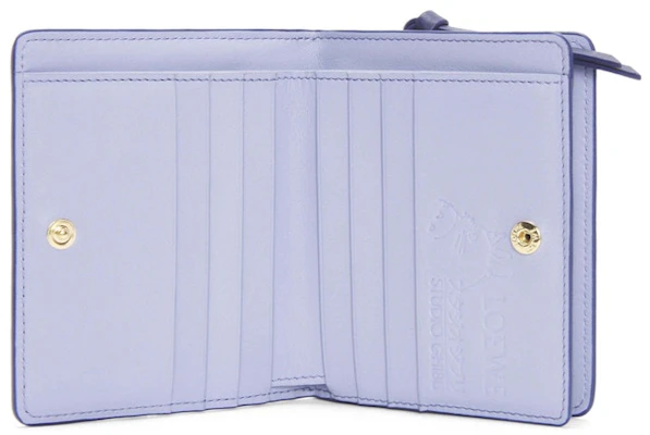 LOEWE x 霍尔的天空魔法经典小牛皮海军蓝紧凑型拉链钱包 Order LOEWE x 霍尔的天空魔法经典小牛皮海军蓝紧凑型拉链钱包