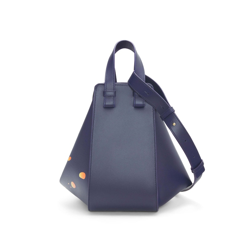 Order LOEWE x 哈尔的移动城堡魔法天空海军蓝小型牛皮吊床包