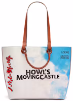 Order Beg Tangan Anagram LOEWE x Howls Moving Castle Dalam Kanvas dan Calfskin Pelbagai Warna