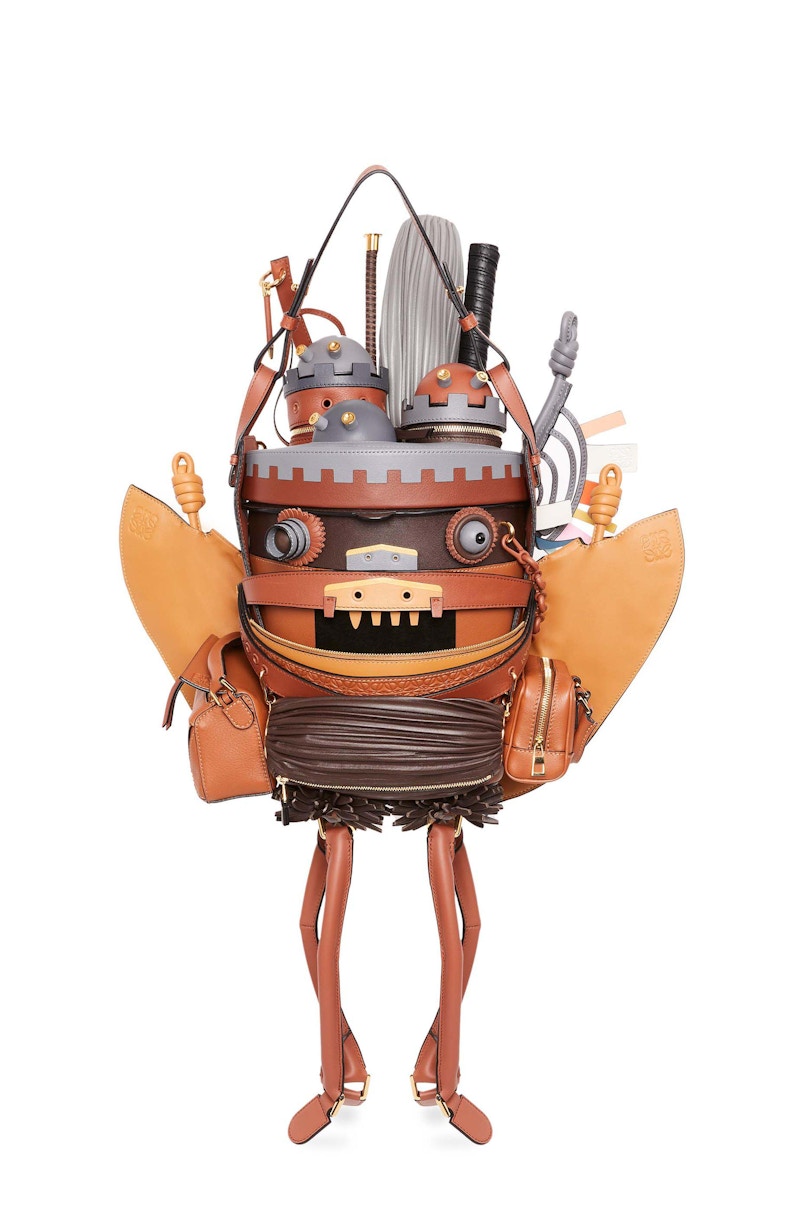 LOEWE x Howls Moving Castle Bag In Classic Calfskin Multicolor