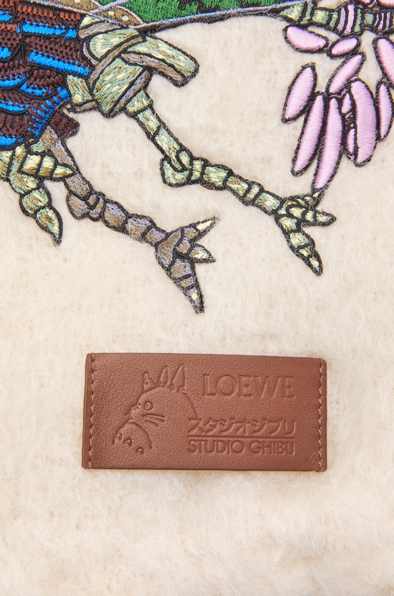 Order LOEWE x ハウルの動く城 マフラー モヘア&ウール混 ホワイト