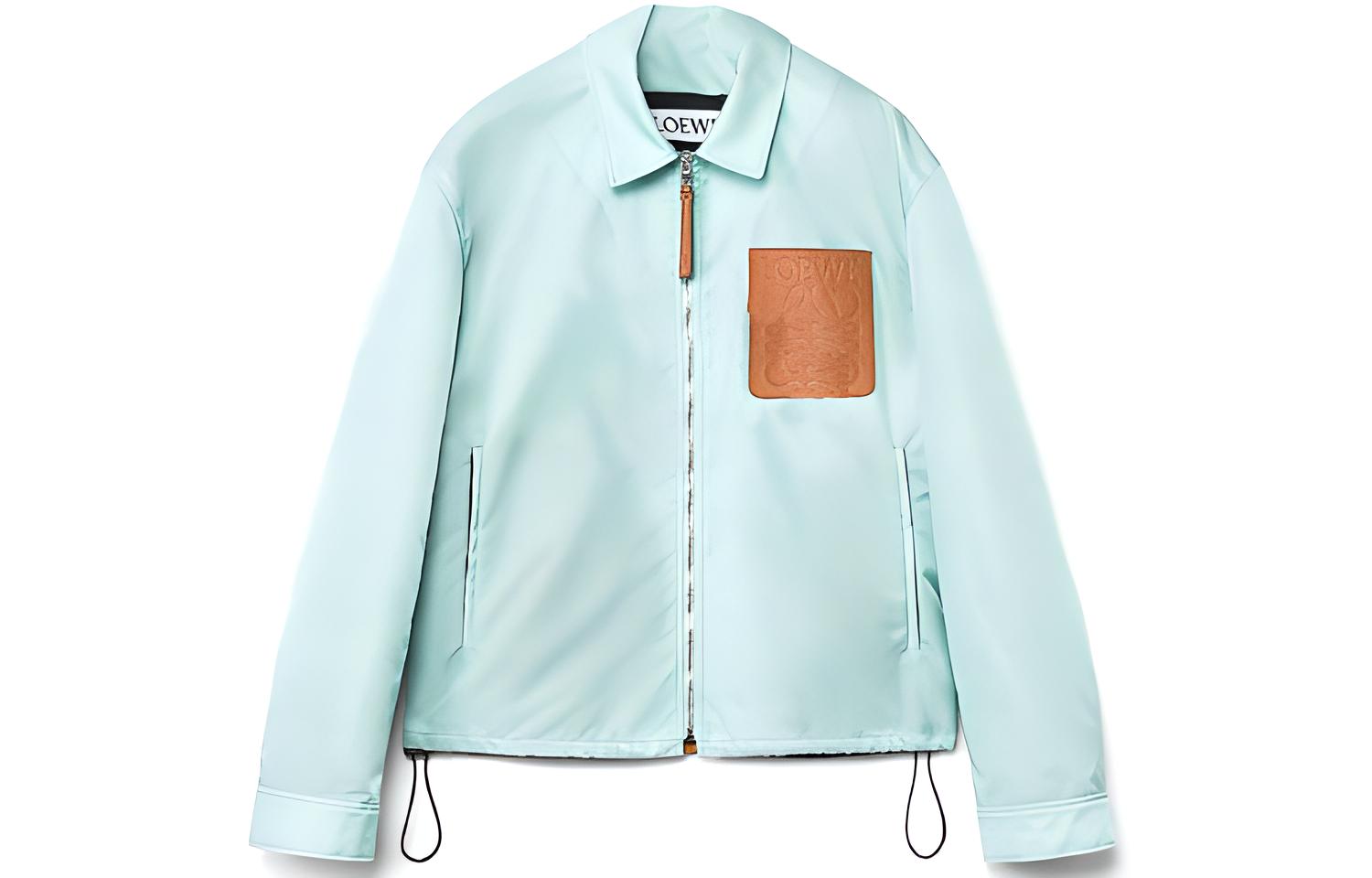 LOEWE Ken Price Capsule Graphic Logo Patch Zip-Up Jacket Green Men’s H897Y02X03-1357