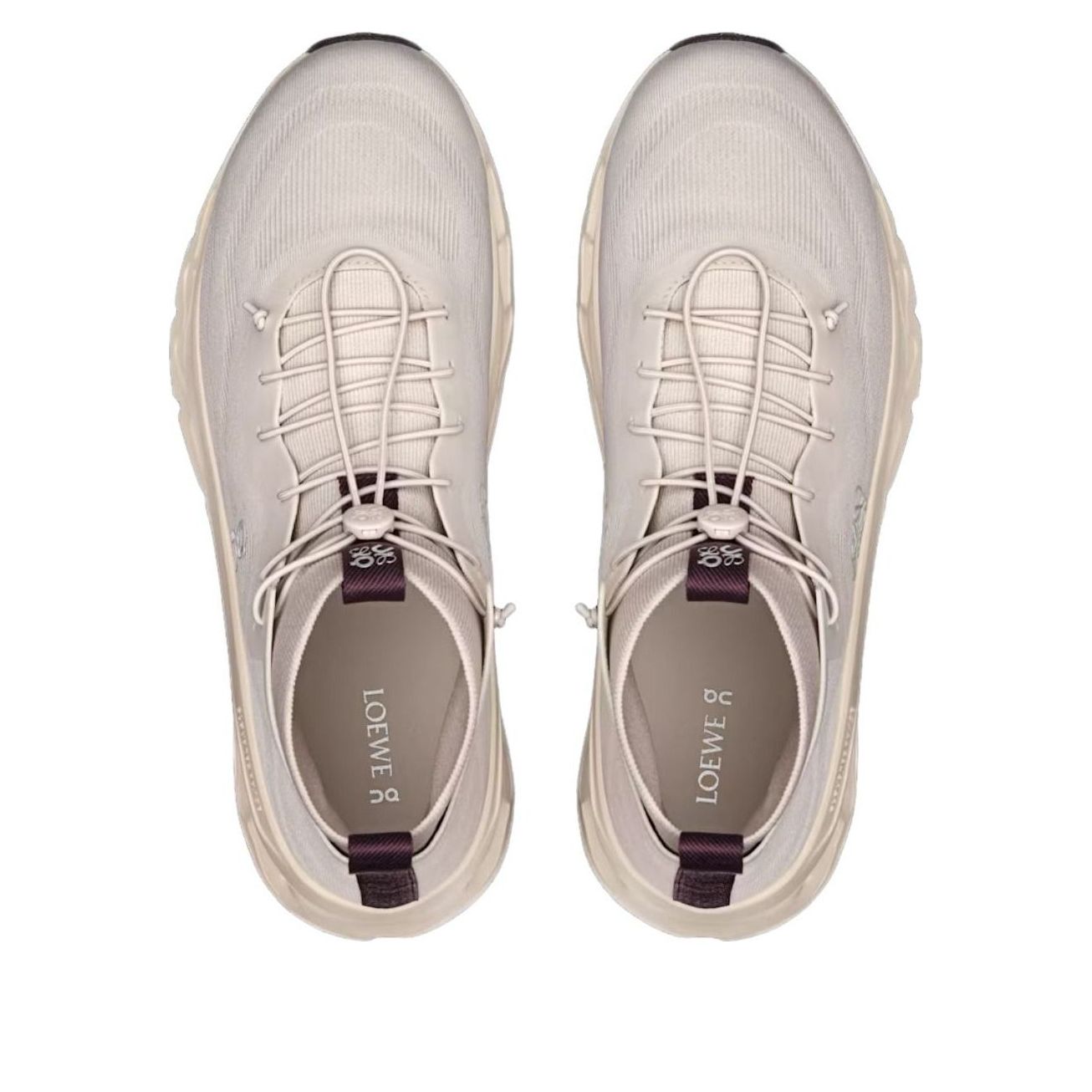 Order Loewe x On Cloudtilt ''Sand Oatmeal'' Sepatu Sneakers Pria/Wanita. 3MG10835484