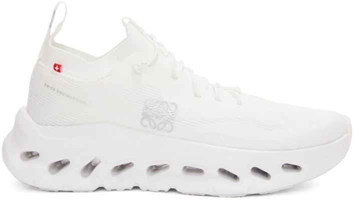 【品牌官方】LOEWE x On CLOUDTILT 男士跑鞋 戶外低幫跑步鞋 輕便平跟系帶 生活休閒鞋 白色 Order 【品牌官方】LOEWE x On CLOUDTILT 男士跑鞋 戶外低幫跑步鞋 輕便平跟系帶 生活休閒鞋 白色