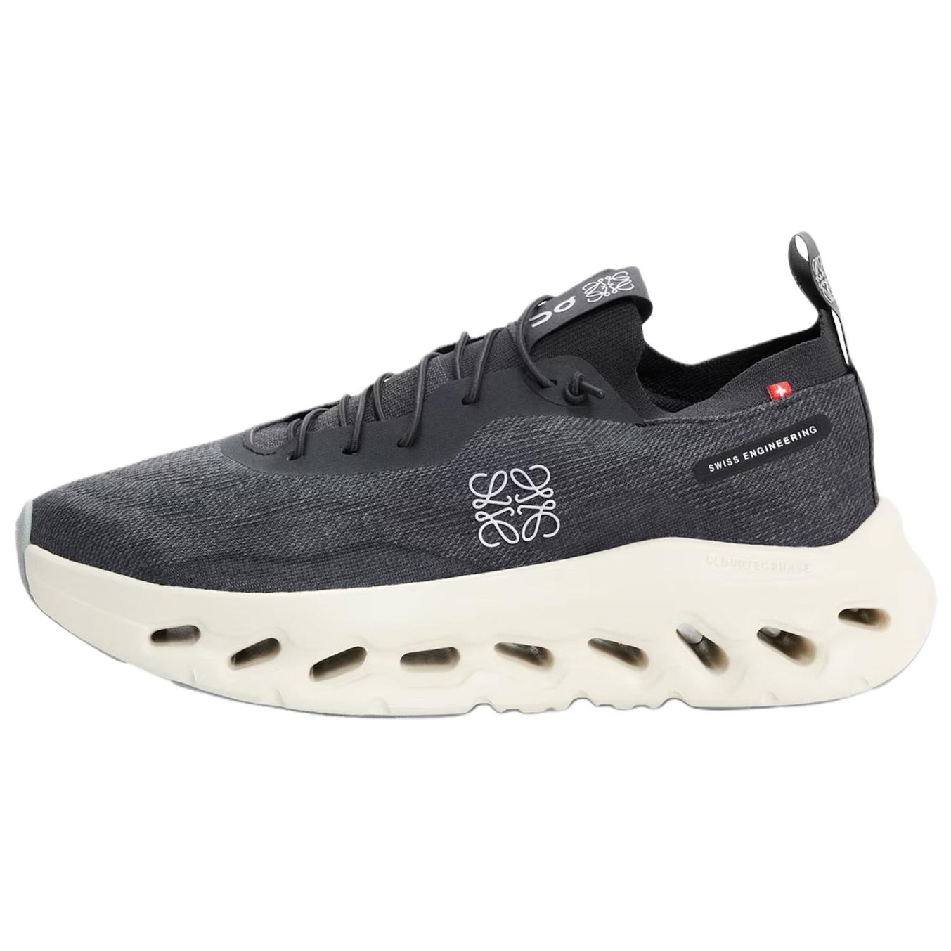 LOEWE x On Cloudtilt Low-Top Gray Lifestyle Sneakers for Men. M929282X40-6606