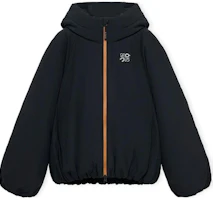 LOEWE x On Running FW24 Black Letter Print Hooded Jacket H929Y02W22-1100 LOEWE x On Running FW24 Black Letter Print Hooded Jacket H929Y02W22-1100