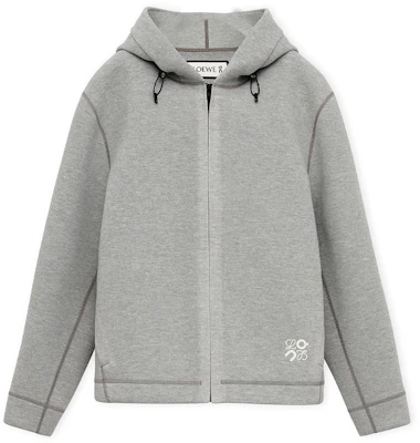 Sudadera con capucha unisex gris LOEWE x On Running SS24 con cremallera y logo. H929Y25J01-1440 Buy Sudadera con capucha unisex gris LOEWE x On Running SS24 con cremallera y logo. H929Y25J01-1440