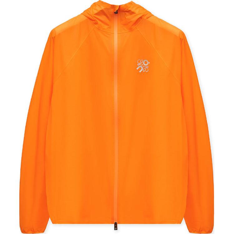 LOEWE On Running SS24 Logo Zip Loose Jacket Menswear - Orange H929Y02W15-9100