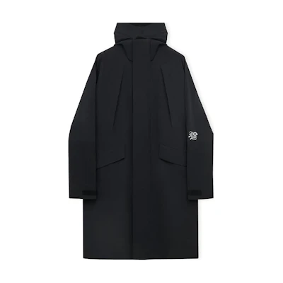 LOEWE On SS24 Black Zip-Up Jacket Unisex Long Sleeve H929Y02W20-1100
