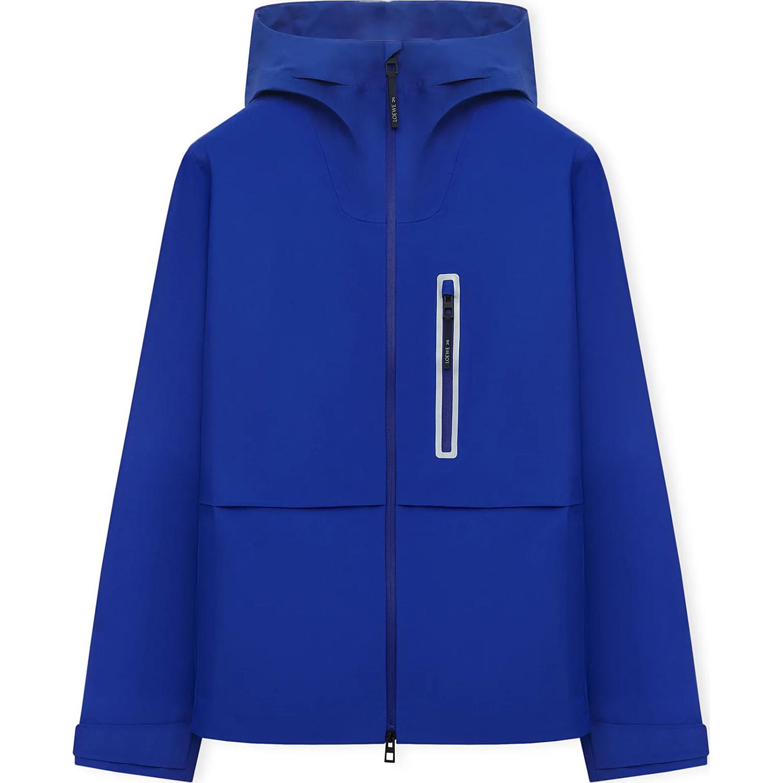 LOEWE On SS24 Waterproof Zip-Up Hoodie Jacket Blue H929Y02W17-5100