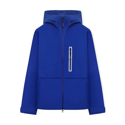 LOEWE On SS24 Waterproof Zip-Up Hoodie Jacket Blue H929Y02W17-5100