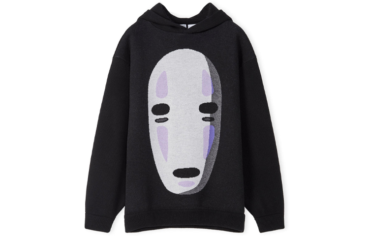 LOEWE Spirited Away No-Face Hoodie Black Unisex SS22 Edition H928Y14K03-1100