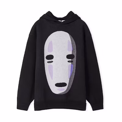LOEWE Spirited Away No-Face Hoodie Black Unisex SS22 Edition H928Y14K03-1100
