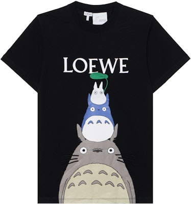 LOEWE x Totoro Collab Totoro Print Unisex Black T-Shirt S848Y22X01-1100 Buy LOEWE x Totoro Collab Totoro Print Unisex Black T-Shirt S848Y22X01-1100