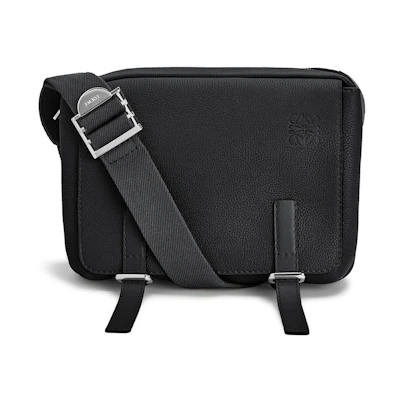 LOEWE XS Military Messenger Bag Black