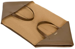 Order LOEWE XXL Puzzle Fold Tote in Shiny Calfskin Umber