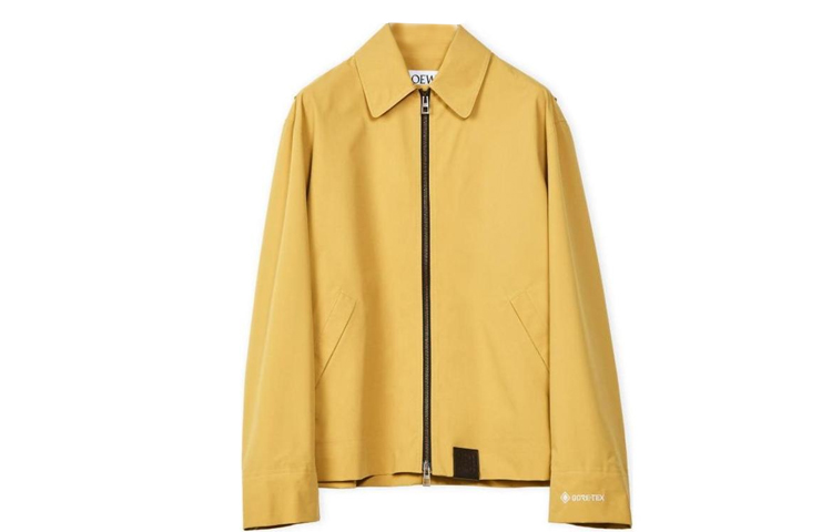 LOEWE Yellow Solid Color Zip-Up Collar Casual Jacket H526Y03W31-3150