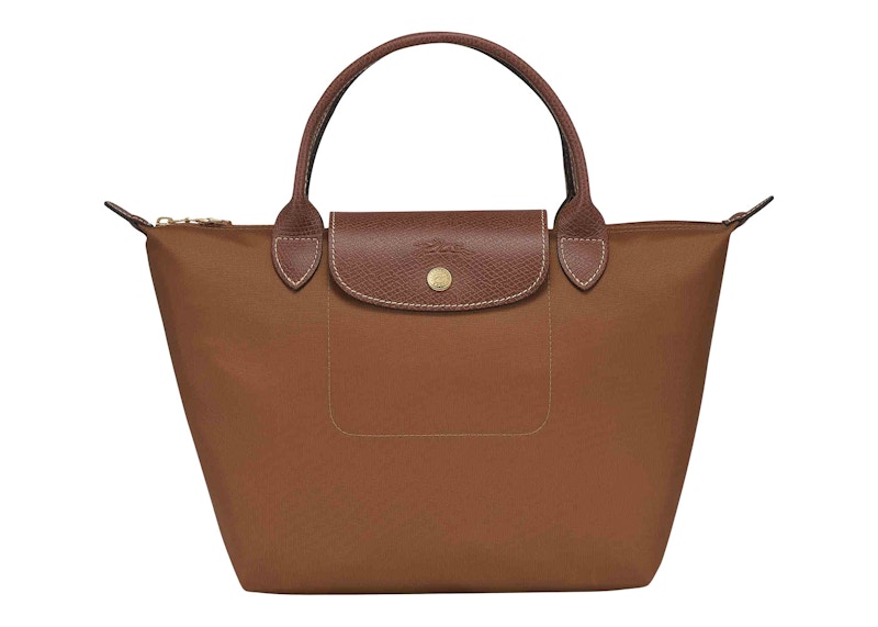 Longchamp Le Pliage Top Handle Bag S Cognac