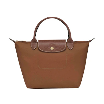 Longchamp Le Pliage Top Handle Bag S Cognac