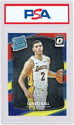 Lonzo Ball 2017 Donruss Optic Rookie Red/Yellow #199 Buy Lonzo Ball 2017 Donruss Optic Rookie Red/Yellow #199