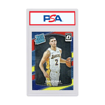 Lonzo Ball 2017 Donruss Optic Rookie Red/Yellow #199
