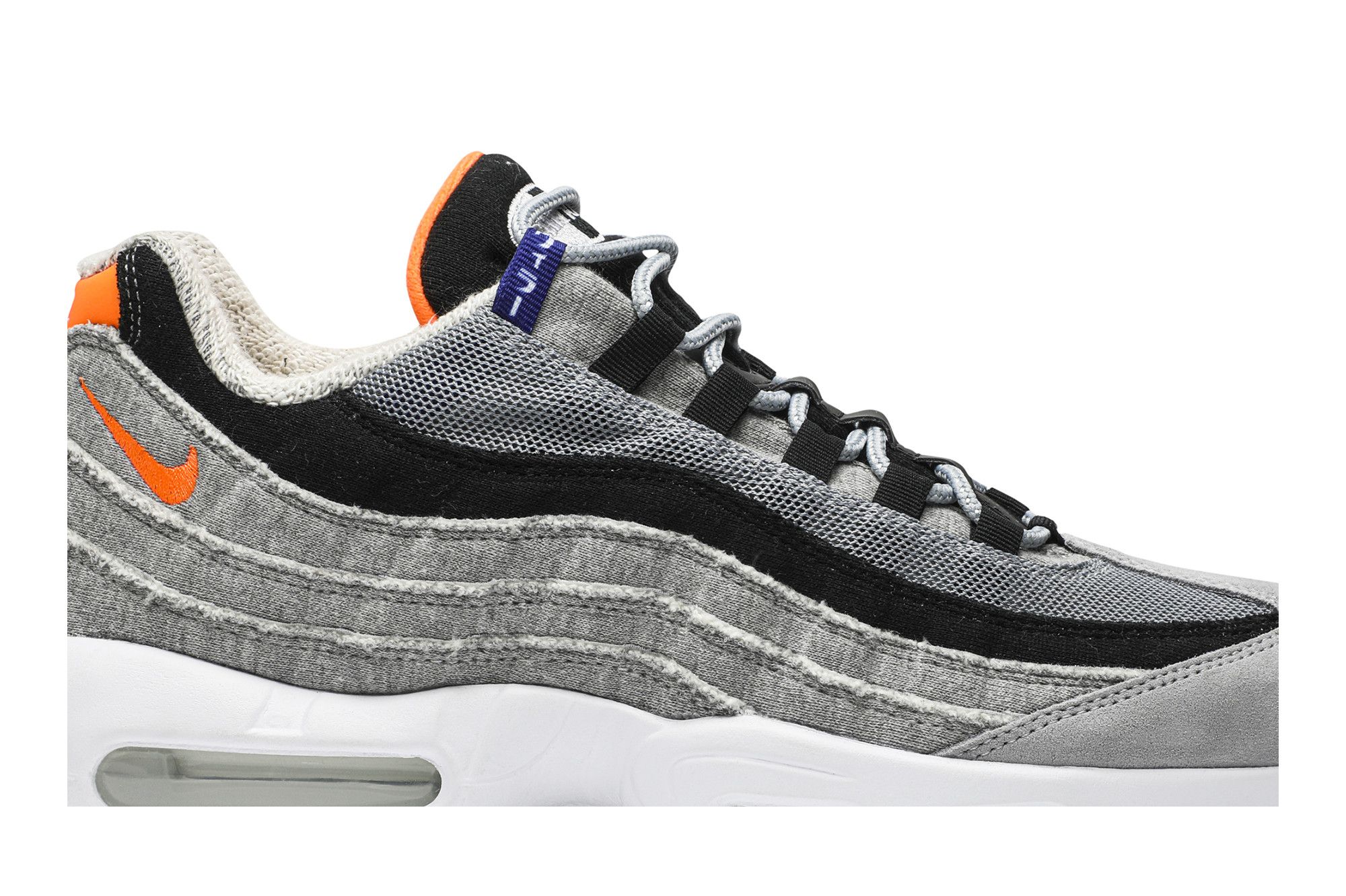 Lookbook Loopwheeler x Nike Air Max 95 'Hitam Kelabu' CQ7853-001