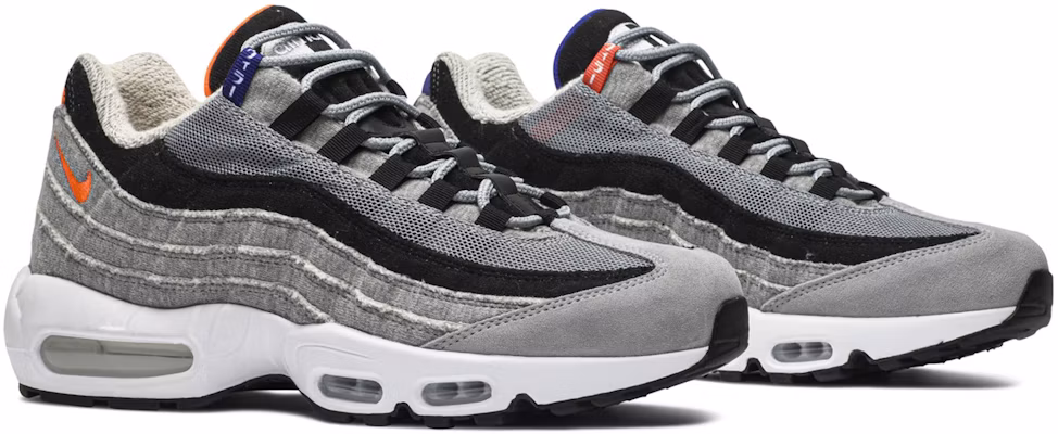 Loopwheeler x Nike Air Max 95 'Hitam Kelabu' CQ7853-001 1