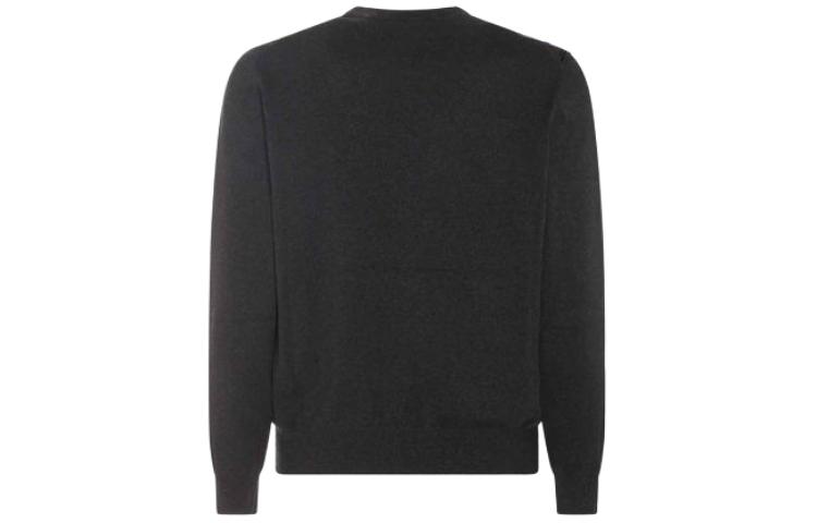 Lookbook ロロピアーナ ブラック クルーネック スリムフィット 長袖カジュアルセーター FAN1201-M047