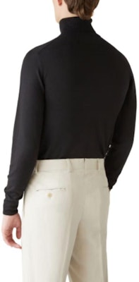 Loro Piana Turtleneck Hitam Slim Fit Sweater Rajut Kasual. FAF9161-8000 Details for Loro Piana Turtleneck Hitam Slim Fit Sweater Rajut Kasual. FAF9161-8000