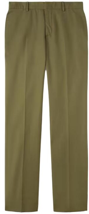 loro-piana-green-solid-color-zip-straight-casual-pants-fao-0445-5715