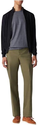 Loro Piana Pantalones Casuales Verdes con Cremallera y Corte Recto. FAO0445-5715 Shop Loro Piana Pantalones Casuales Verdes con Cremallera y Corte Recto. FAO0445-5715