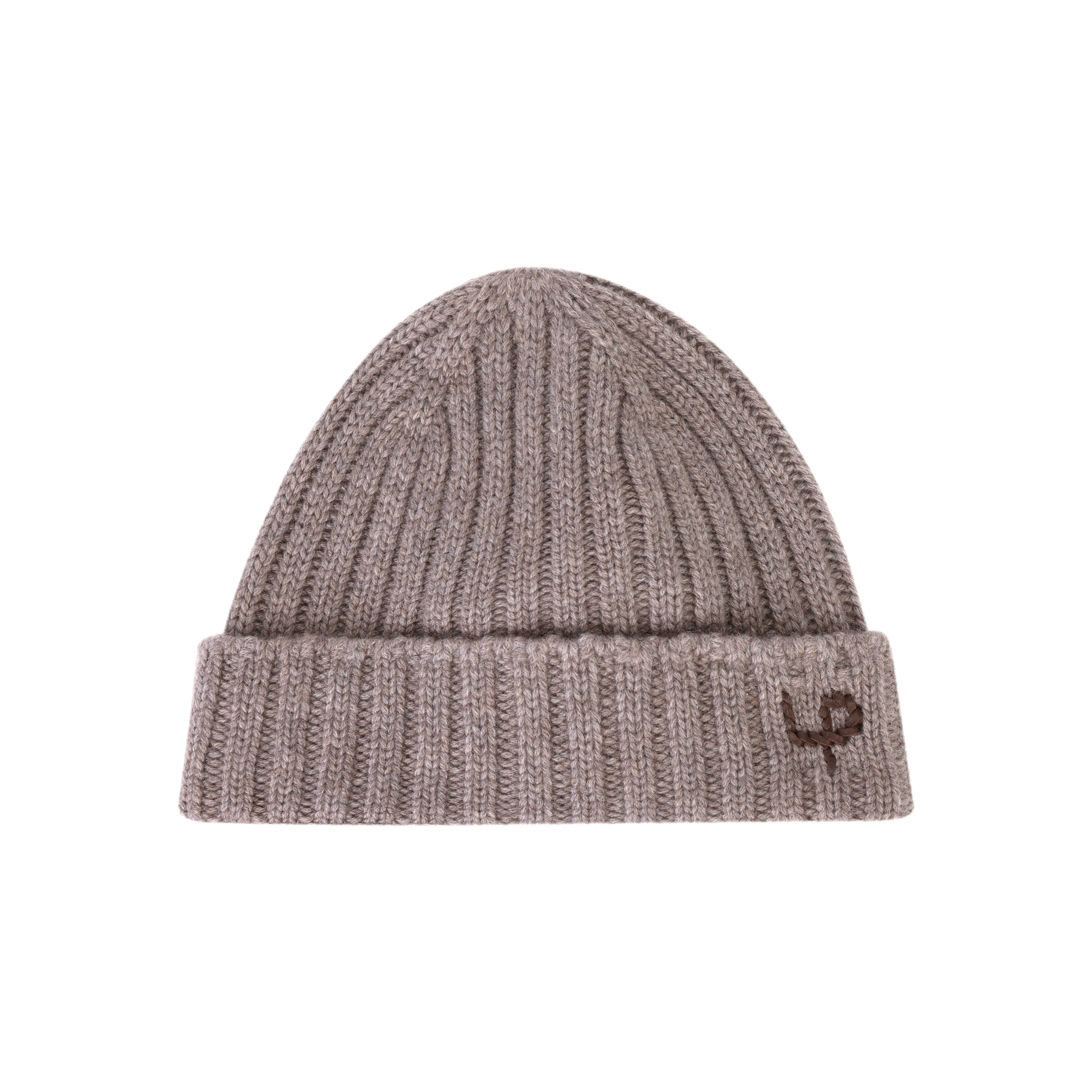 Loro Piana  Grey Cashmere Solid Color Beanie. FAN2017