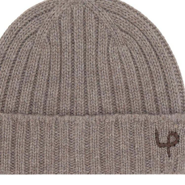 Shop Loro Piana Beanie Abu-Abu Cashmere Solid Color. FAN2017