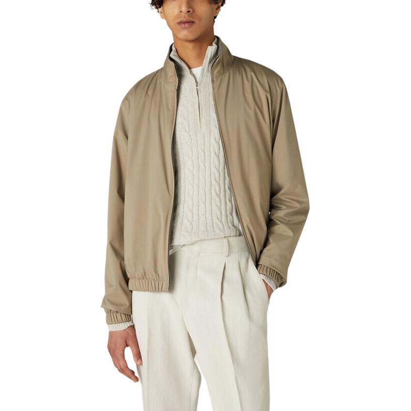 Details for ロロピアーナ リバーシブル カーキジャケット スタンドカラー ジッパーポケット付き FAF8466-B39K