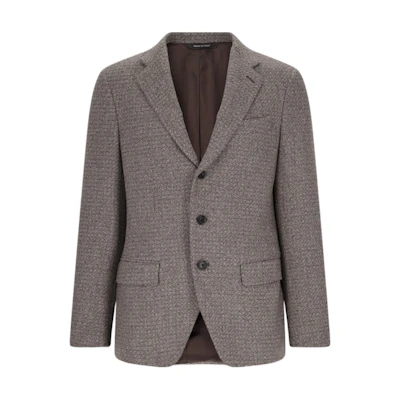 Loro Piana Slim-Fit Single-Breasted Blazer Jacket in Gray. FAO6526-F6FC
