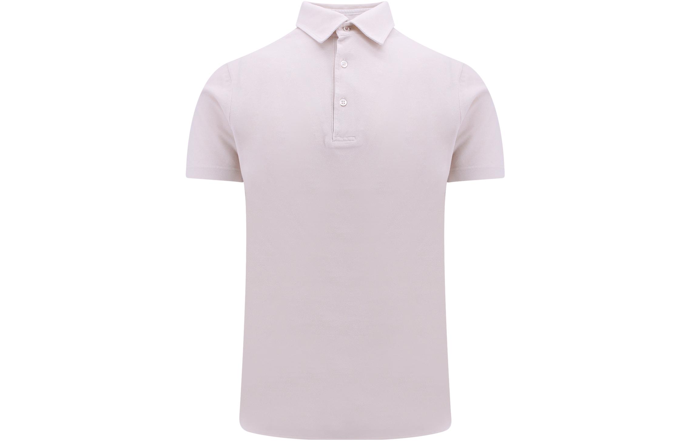 Order Loro Piana Polo Casual Beige Manga Corta para Hombre. FAN5407A780