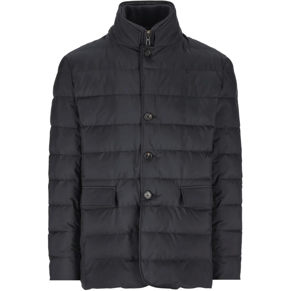 Order Loro Piana Jaket Zip Up Warna Polos Biru FAN3988-W538