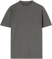 Loro Piana Solid Crew Neck Short Sleeve Pullover T-Shirt Lead Gray FAM8924M006 Loro Piana Solid Crew Neck Short Sleeve Pullover T-Shirt Lead Gray FAM8924M006