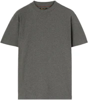 Order Loro Piana 短袖圓領T恤 固色鉛灰色 FAM8924M006