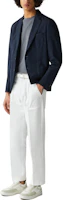 Shop Loro Piana 短袖圓領T恤 固色鉛灰色 FAM8924M006