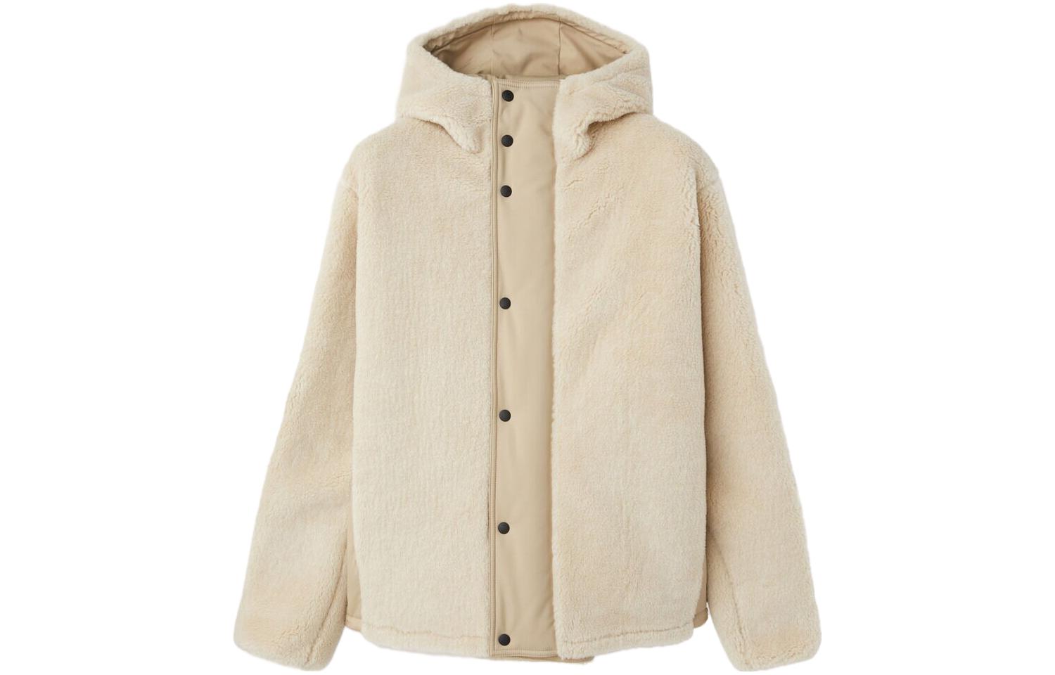 Loro Piana Beige Hooded Patchwork Long Sleeve Jacket FAN6208-B3V3