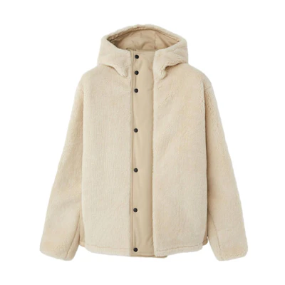 Loro Piana Beige Hooded Patchwork Long Sleeve Jacket FAN6208-B3V3