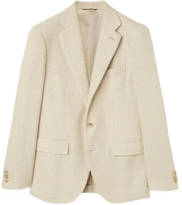 Loro Piana Beige Single-Breasted Tailored Long Sleeve Jacket FAO0569-D0D9 Buy Loro Piana Beige Single-Breasted Tailored Long Sleeve Jacket FAO0569-D0D9