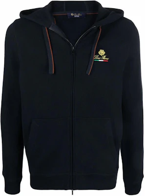 Loro Piana 蓝色连帽衫刺绣标志图案 FAL5984 Buy Loro Piana 蓝色连帽衫刺绣标志图案 FAL5984